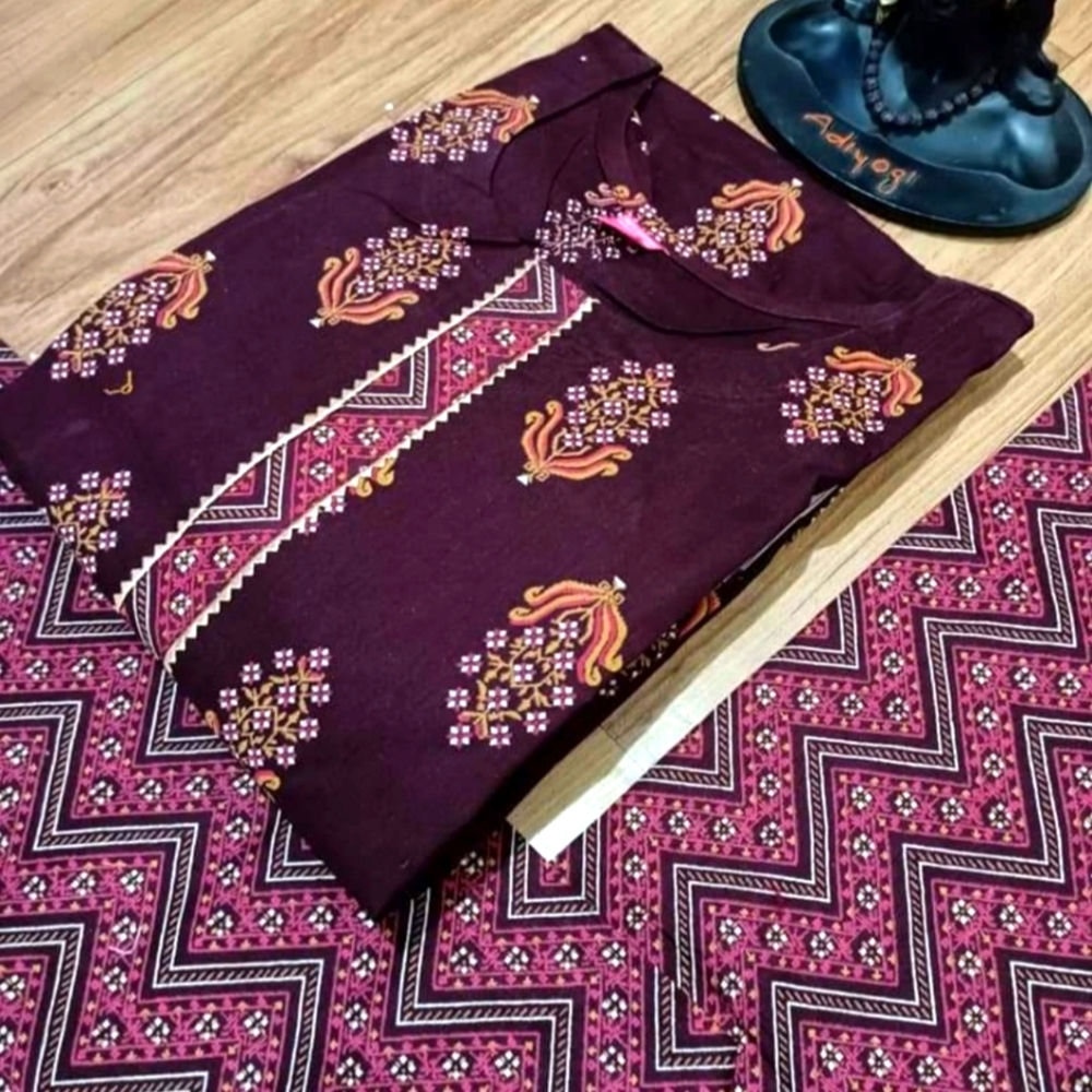 🌸 Indian Printed Kurta Set for Women 👗 Includes Matching Pants | Everyd